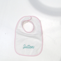 BLOOPER KIDS ACCESSORY: Monogrammed Outline Baby Bib