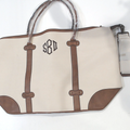 BLOOPER BAG: Monogrammed Vintage Weekender