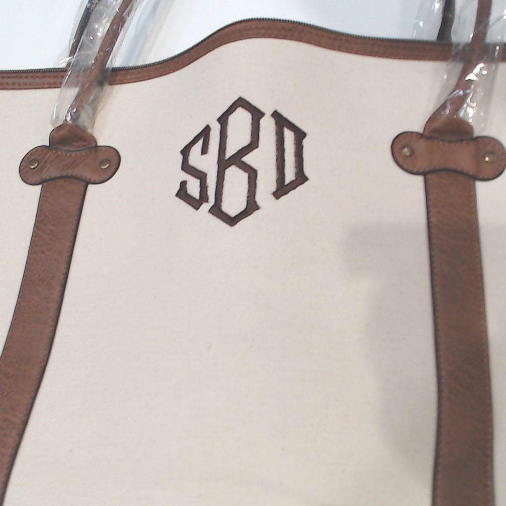BLOOPER BAG: Monogrammed Vintage Weekender