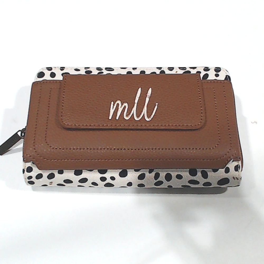 BLOOPER BAG: Monogrammed Phone Wallet Wristlet
