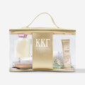 Kappa Kappa Gamma Clear Train Case | Monogrammed Sorority Travel Bag