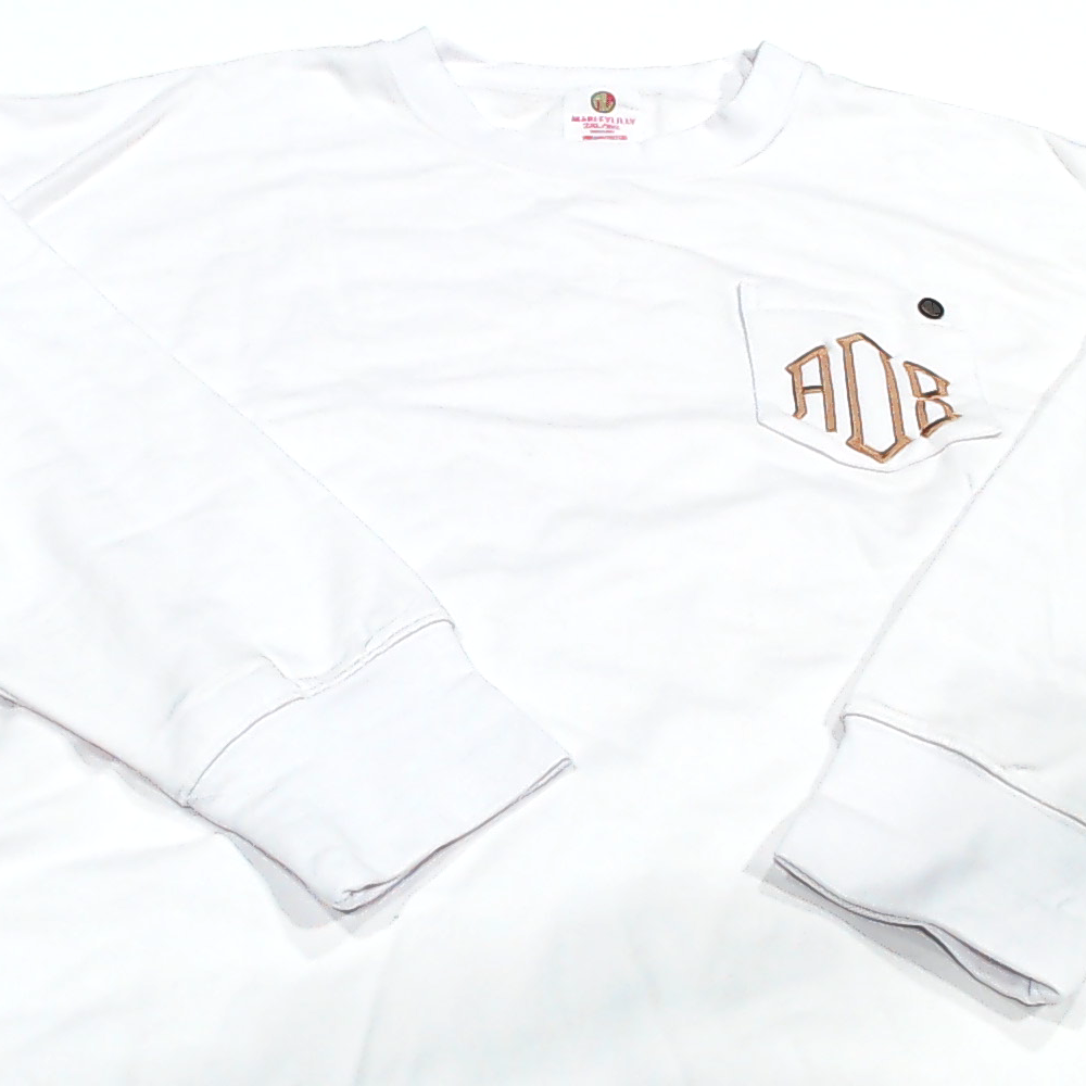BLOOPER CLOTHING: Monogrammed Crewneck Sweatshirt