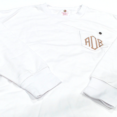 BLOOPER CLOTHING: Monogrammed Crewneck Sweatshirt
