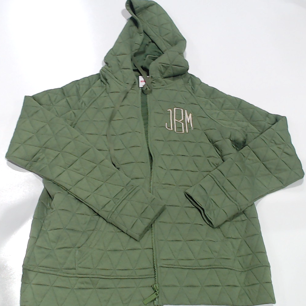 BLOOPER CLOTHING: Monogrammed Quilted Hoodie