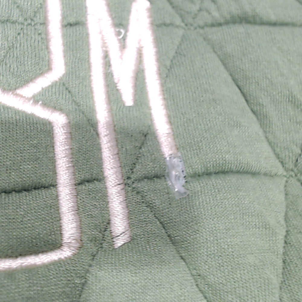 BLOOPER CLOTHING: Monogrammed Quilted Hoodie