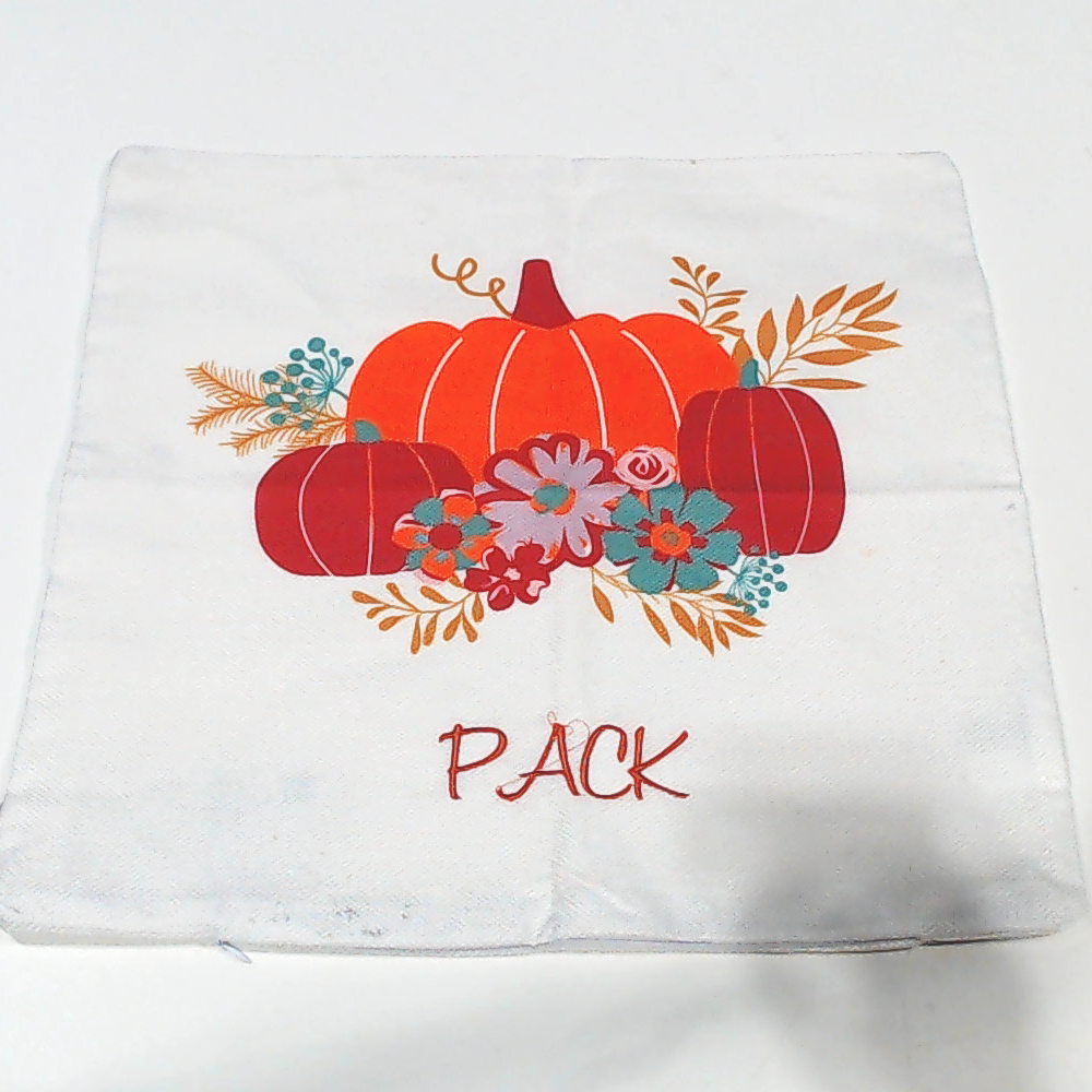 BLOOPER ACCESSORY Monogrammed Fall Pillow Sham