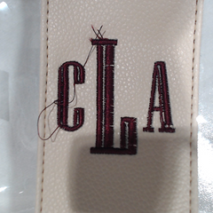 BLOOPER BAG: Monogrammed Clear Stadium Crossbody Bag