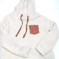BLOOPER CLOTHING: Monogrammed Sherpa Hoodie