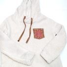 BLOOPER CLOTHING: Monogrammed Sherpa Hoodie