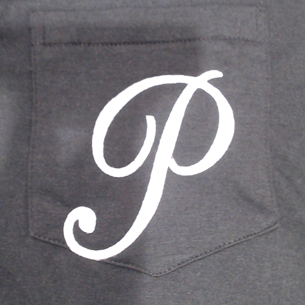 BLOOPER CLOTHING: Monogrammed Split Neck Gathered Dress