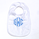 BLOOPER KIDS: Monogrammed Baby Bib