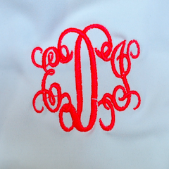 BLOOPER KIDS: Monogrammed Girls Scallop Dress