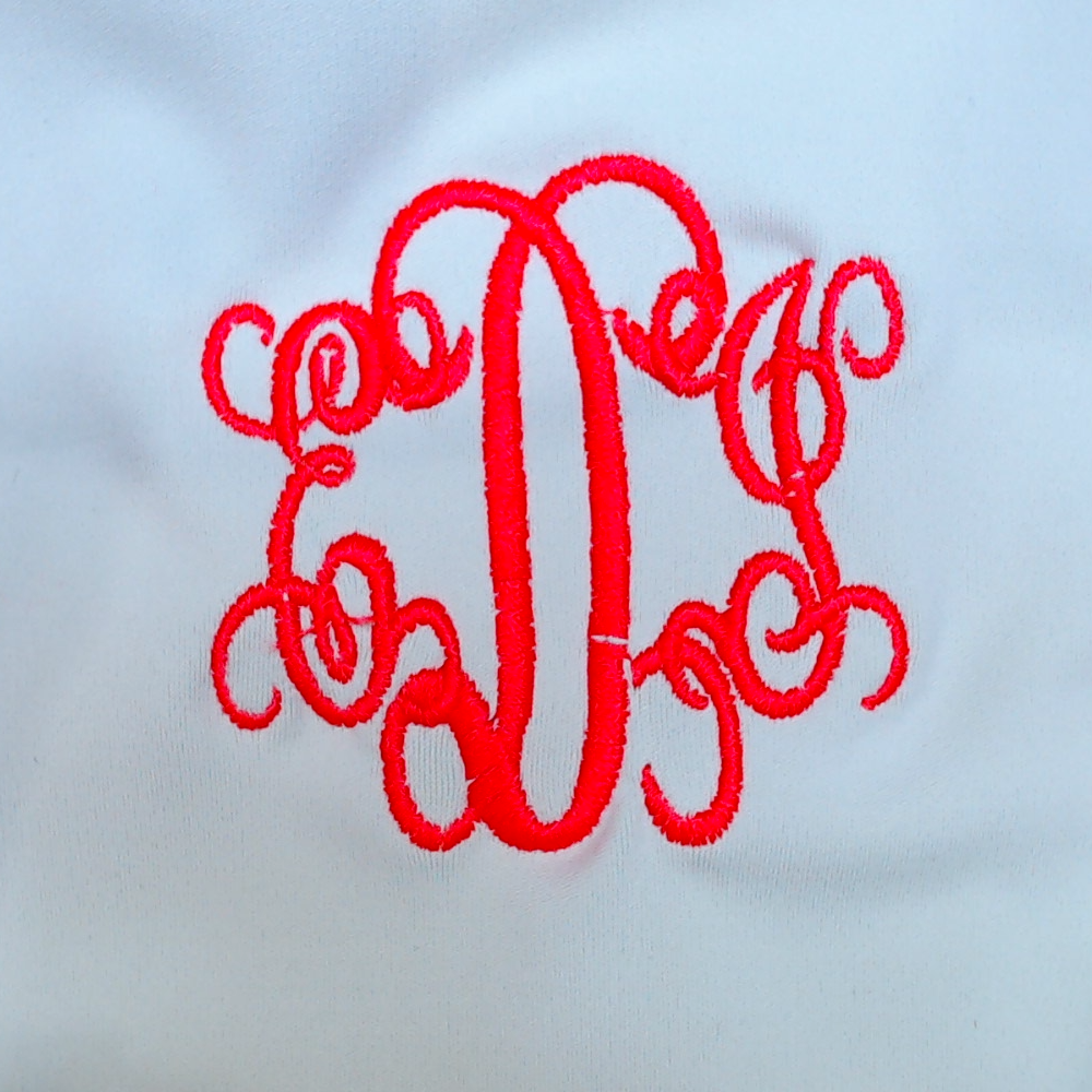 BLOOPER KIDS: Monogrammed Girls Scallop Dress
