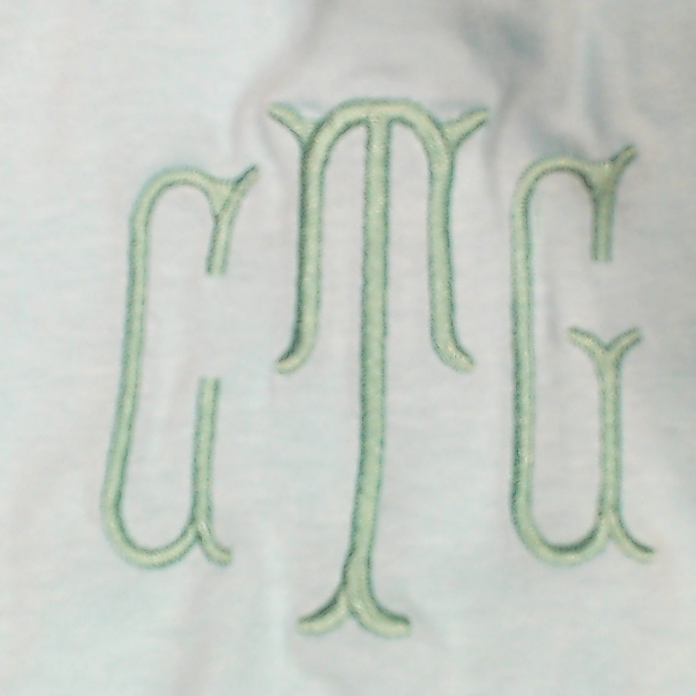 BLOOPER CLOTHING: Monogrammed Accent Cover Up