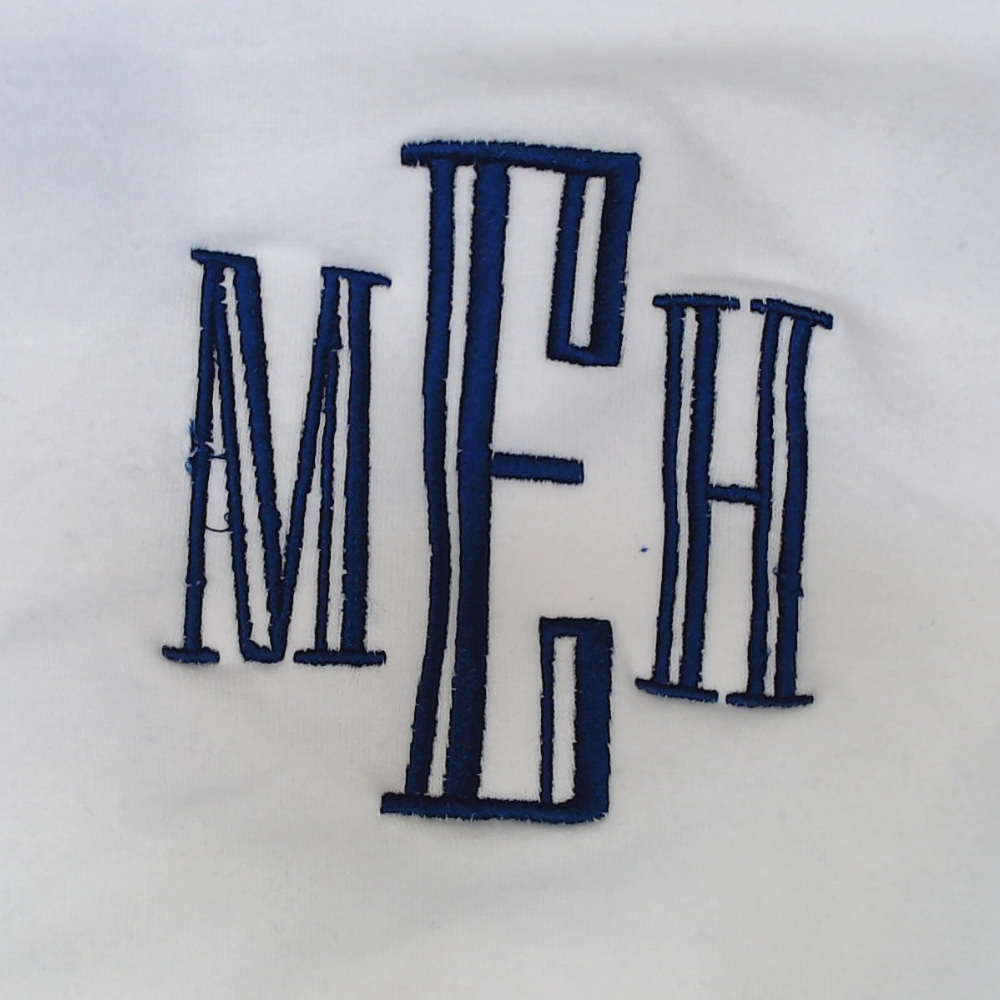 BLOOPER CLOTHING: Monogrammed Quarter Zip Sweatshirt