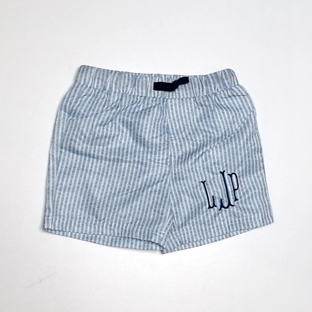 BLOOPER KIDS: Monogrammed Boys Swim Trunks