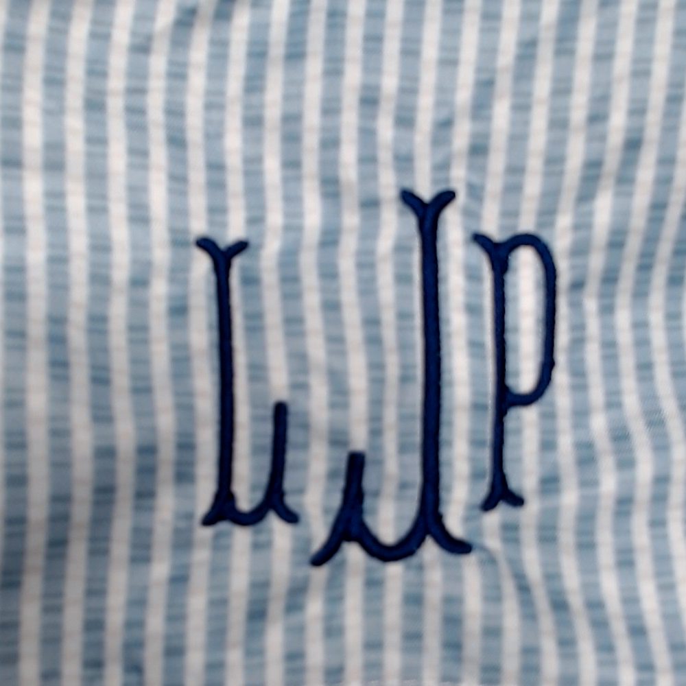 BLOOPER KIDS: Monogrammed Boys Swim Trunks