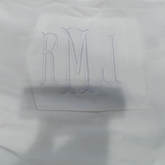 BLOOPER CLOTHING: Monogrammed Button Down Tunic
