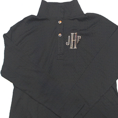 BLOOPER CLOTHING: Monogrammed Cable Knit Pullover