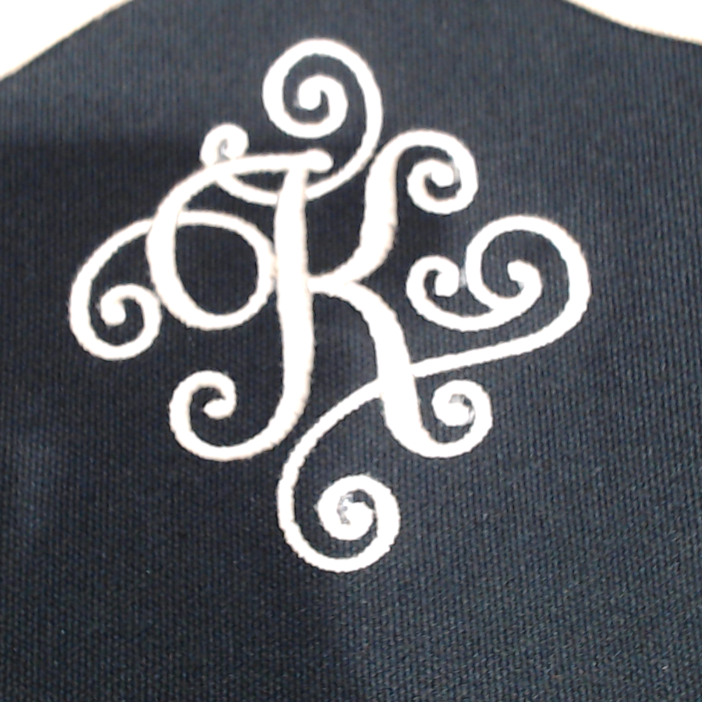 BLOOPER BAG: Monogrammed Wavy Top Weekender