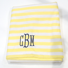 BLOOPER SWIM: Monogrammed Beach TowelMonogrammed Beach Towel