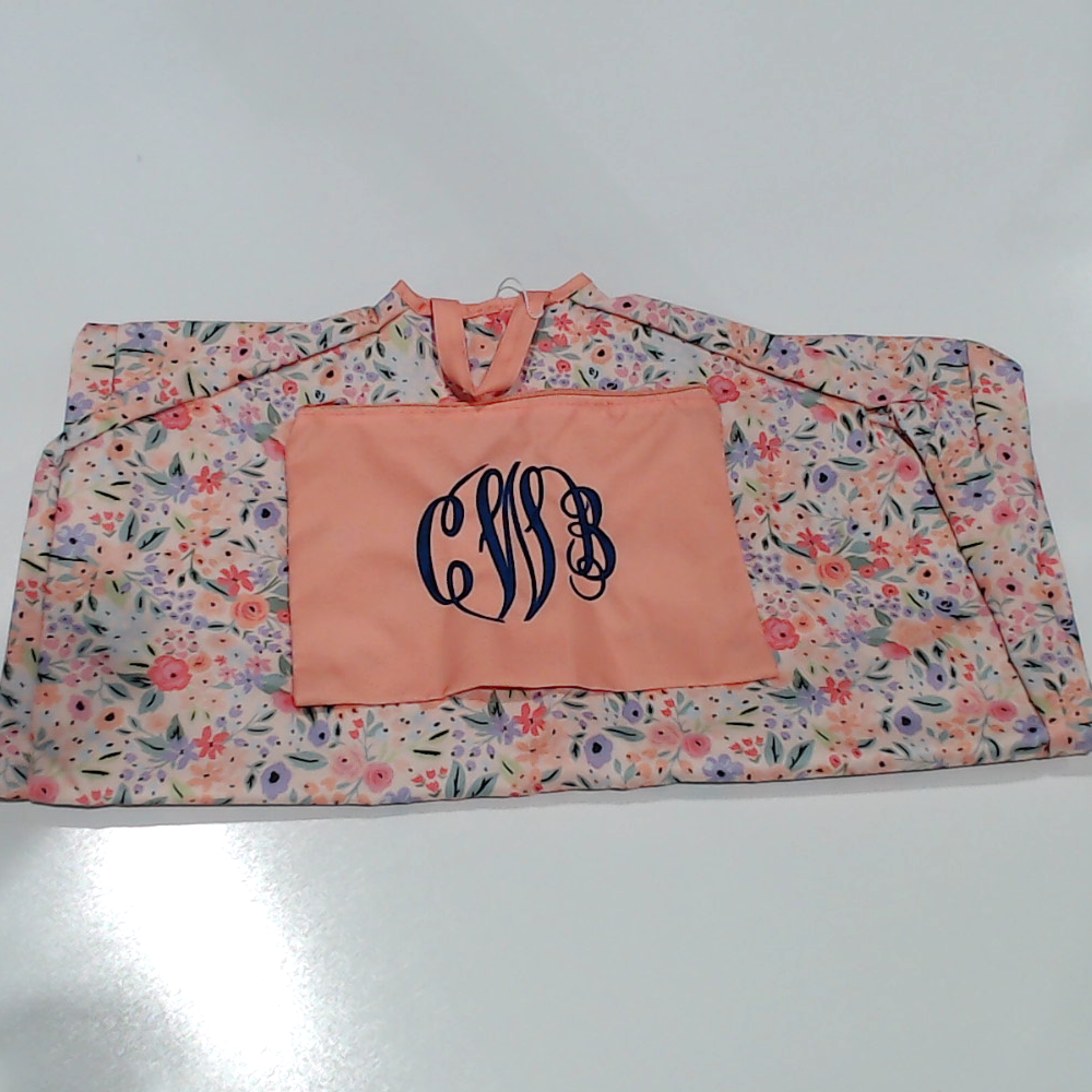 BLOOPER BAG: Monogrammed Garment Bag
