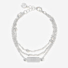 Alpha Delta Pi Multistrand Bracelet | Silver