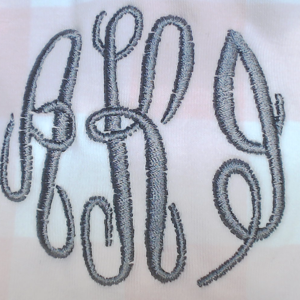 BLOOPER KIDS: Monogrammed Baby Soft Jersey Bubble