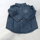 BLOOPER KIDS: Monogrammed Kids Button Down Tunic
