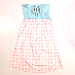 BLOOPER SWIM: Monogrammed Beach Cover Up