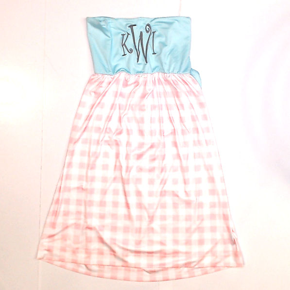 BLOOPER SWIM: Monogrammed Beach Cover Up