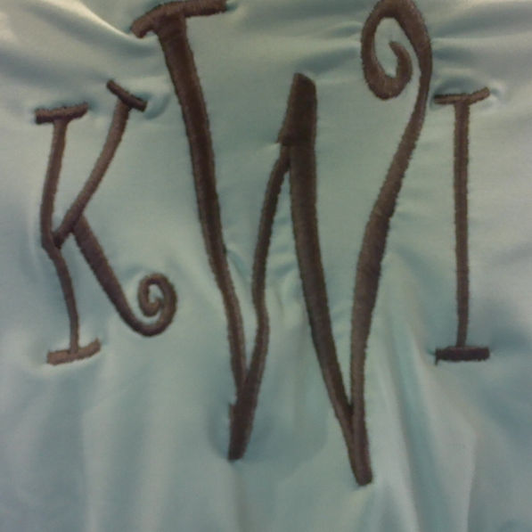BLOOPER SWIM: Monogrammed Beach Cover Up