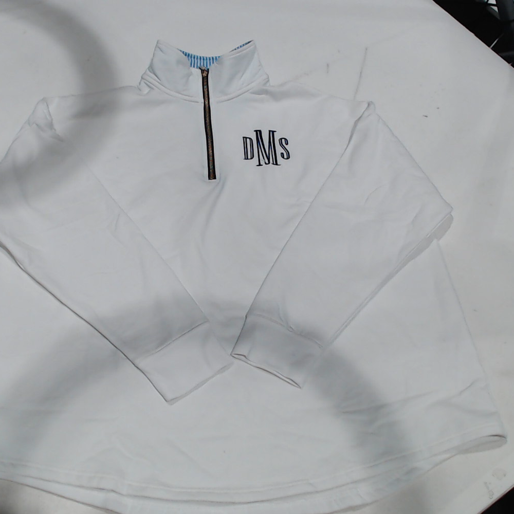 BLOOPER CLOTHING: Monogrammed Quarter Zip Sweatshirt
