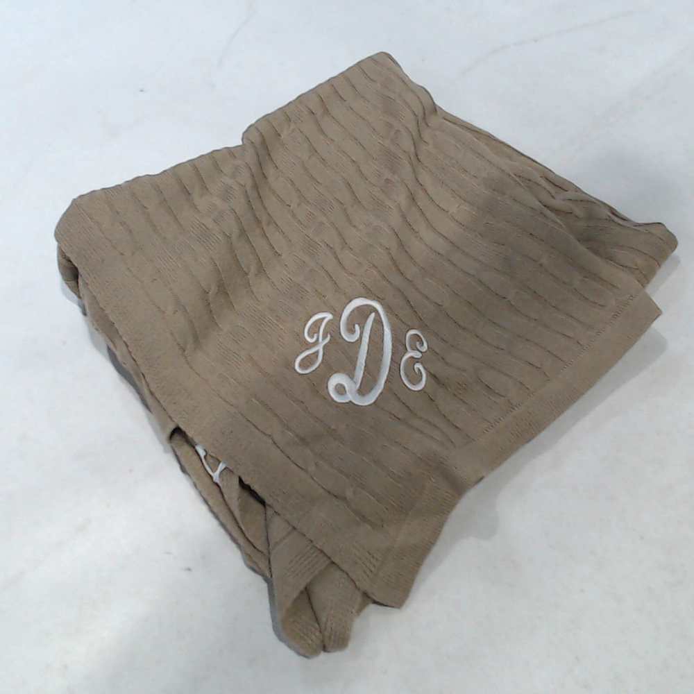 BLOOPER CLOTHING: Monogrammed Poncho