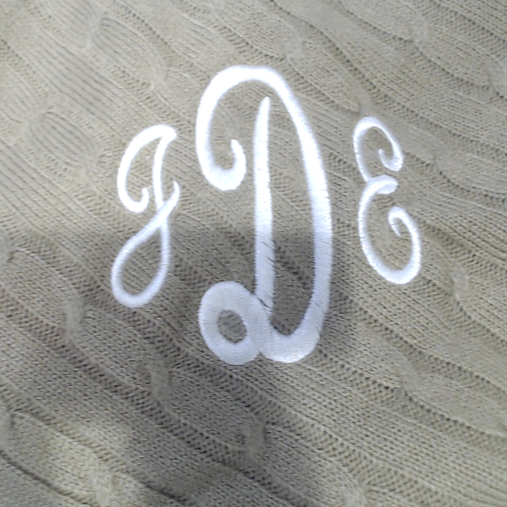BLOOPER CLOTHING: Monogrammed Poncho