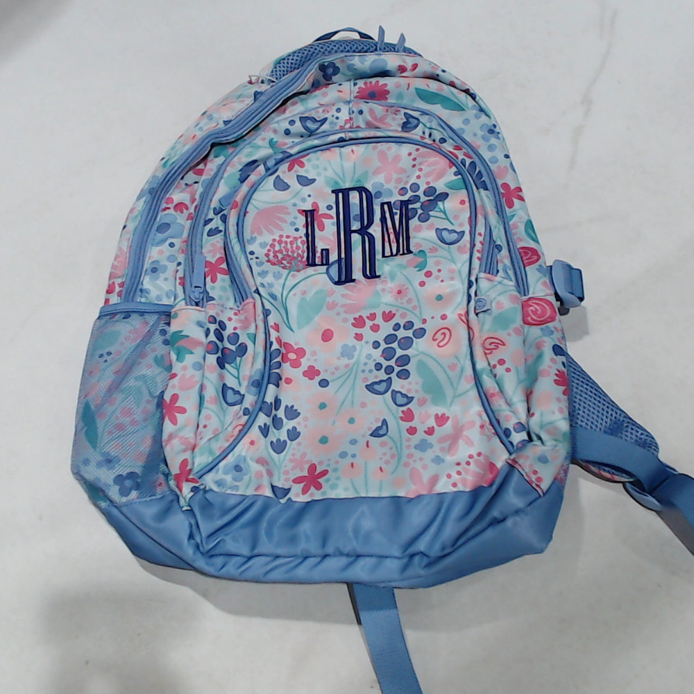 BLOOPER BAG: Monogrammed Backpack