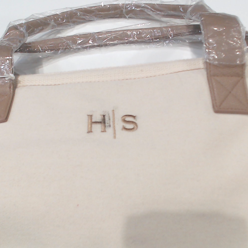 BLOOPER BAG: Monogrammed Canvas Weekender