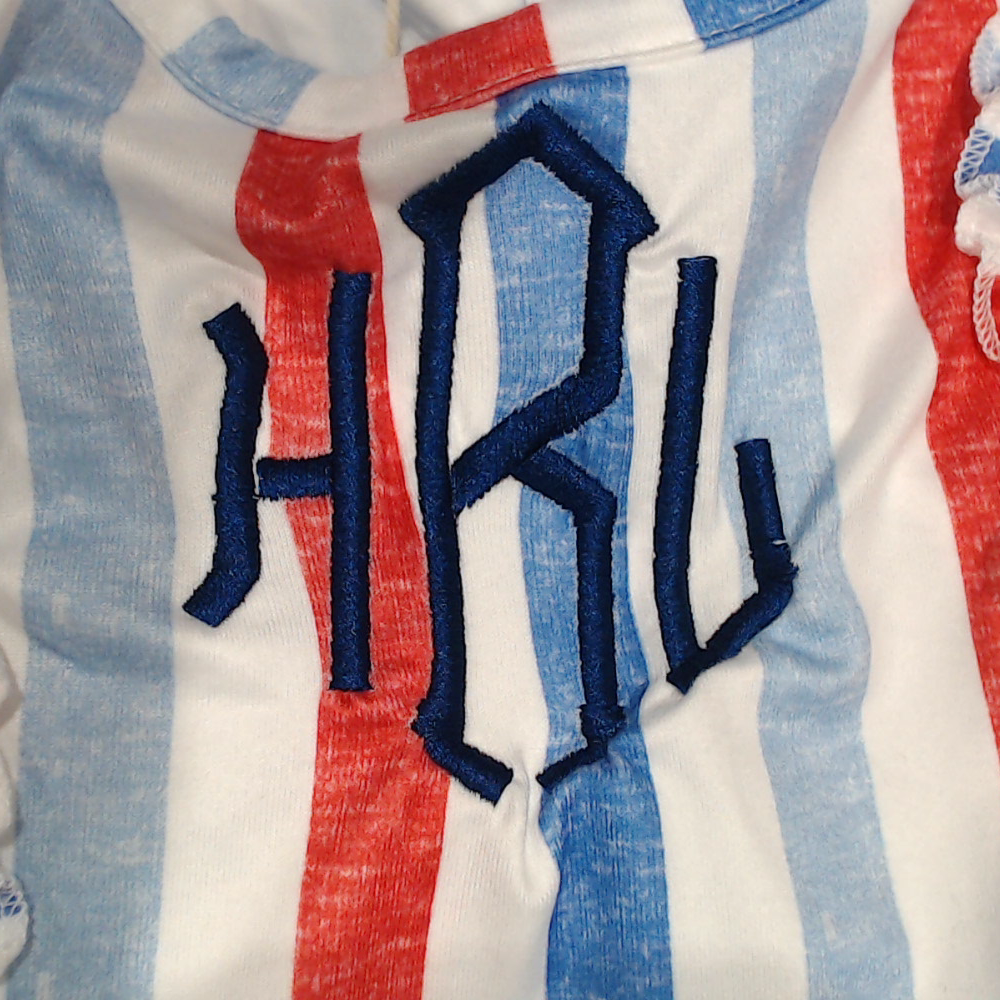 BLOOPER KIDS: Monogrammed Girls Ruffle Dress