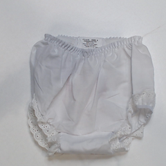 BLOOPER KIDS: Monogrammed White Eyelet Baby Bloomers