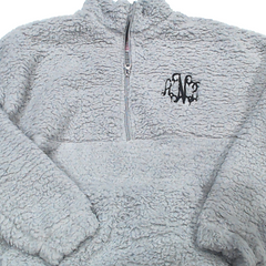 BLOOPER CLOTHING: Monogrammed Sherpa Pullover
