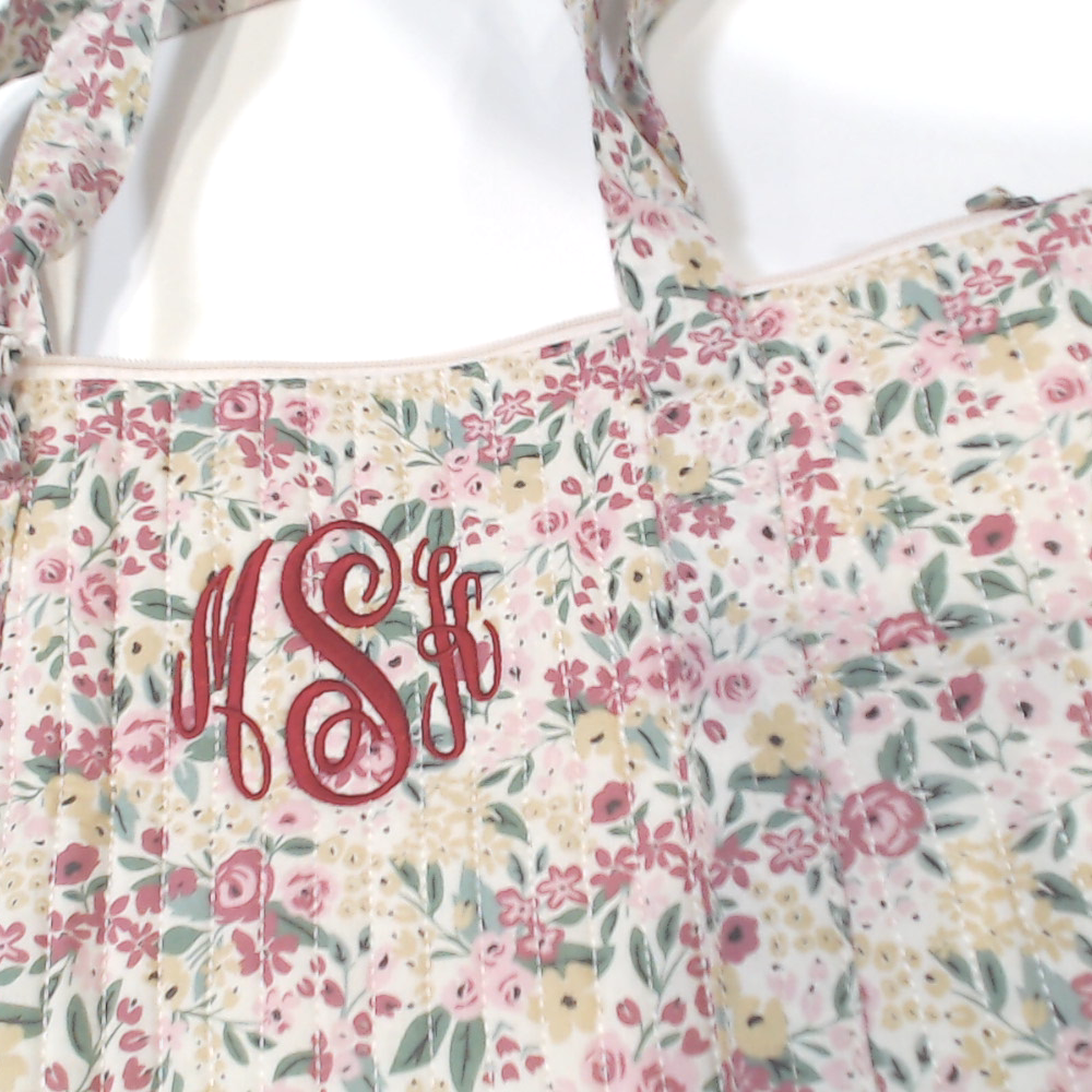 BLOOPER BAG: Personalized Quilted Tote Bag