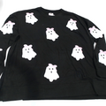 BLOOPER CLOTHING: Monogrammed Sequin Ghost Sweatshirt