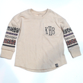 BLOOPER KIDS: Monogrammed Kids Long Sleeve Shirt
