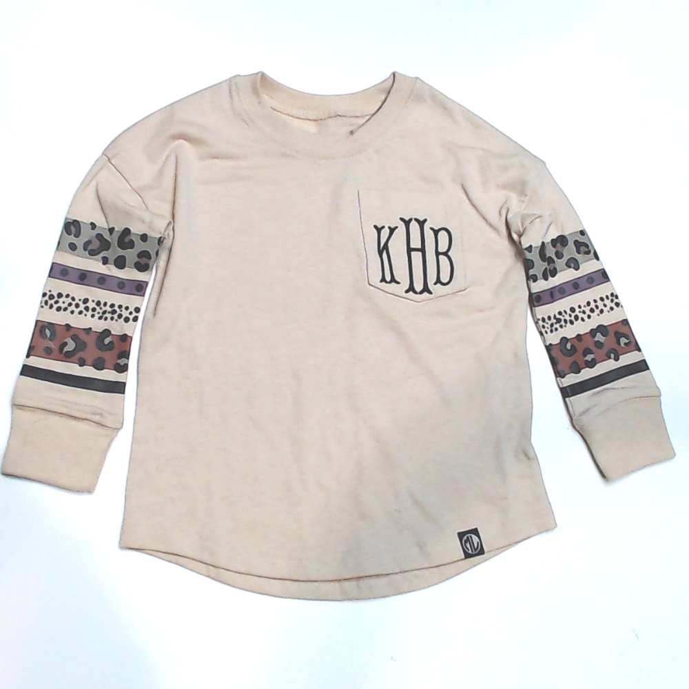 BLOOPER KIDS: Monogrammed Kids Long Sleeve Shirt
