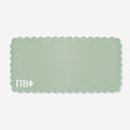 Pi Beta Phi Desk Mat in Light Mint | Faux Leather Sorority Desk Accessory