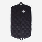 Monogrammed Diamond Quilted Garment Bag | Black