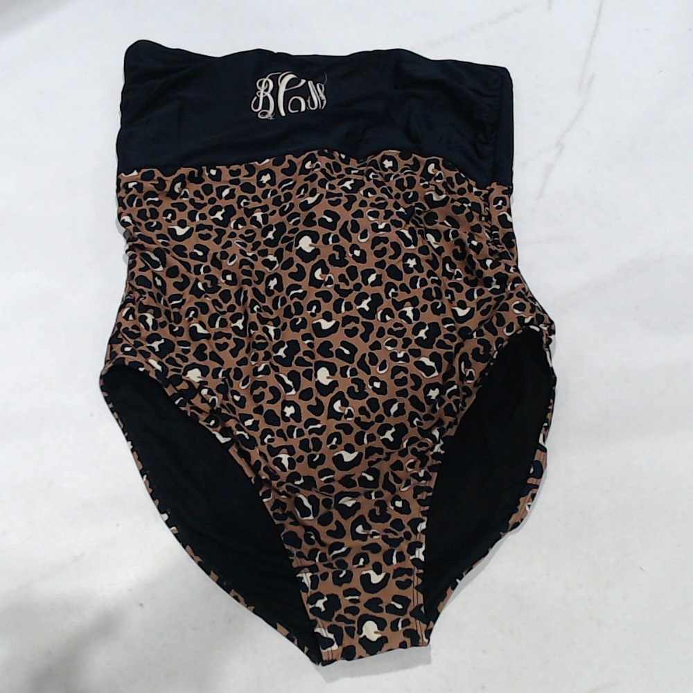 BLOOPER SWIM: Monogrammed One Piece Bathing Suit