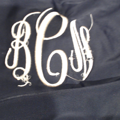 BLOOPER SWIM: Monogrammed One Piece Bathing Suit