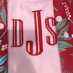 BLOOPER ACCESSORY: Monogrammed Luggage Cover