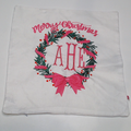 BLOOPER ACCESSORY: Monogrammed Christmas Pillow Sham